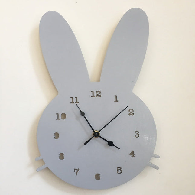 Orologio da parete viso di coniglio