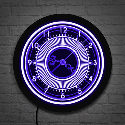 Orologio da parete rotondo retroilluminato LED