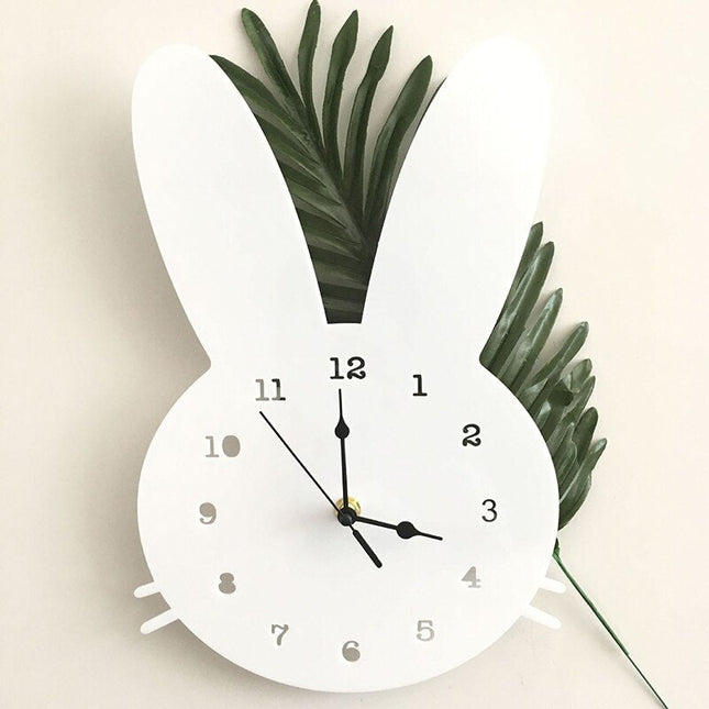 Orologio da parete viso di coniglio
