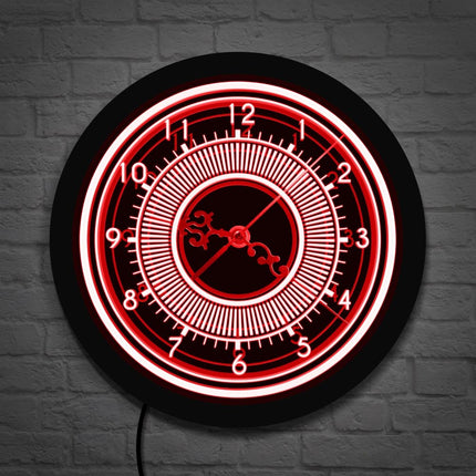 Orologio da parete rotondo retroilluminato LED