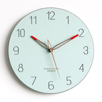 Orologio da parete moderno giallo pastello