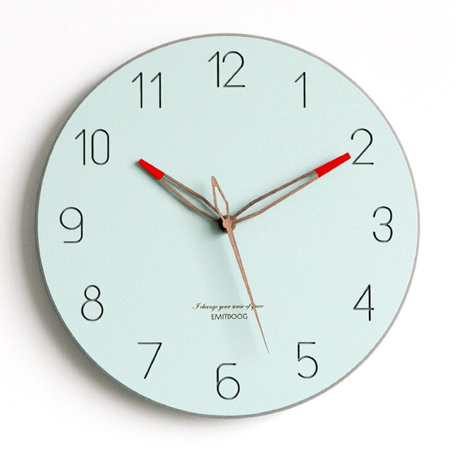 Orologio da parete moderno giallo pastello