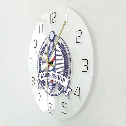 Orologio da parete a LED barbiere