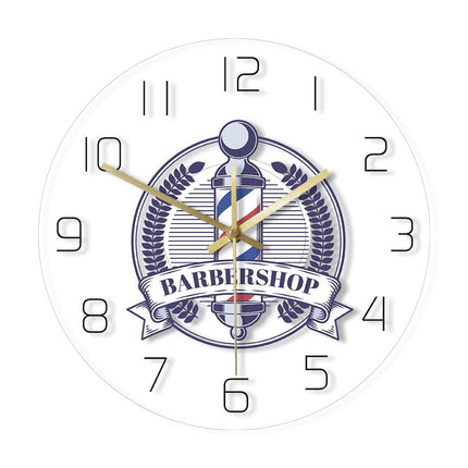 Orologio da parete a LED barbiere
