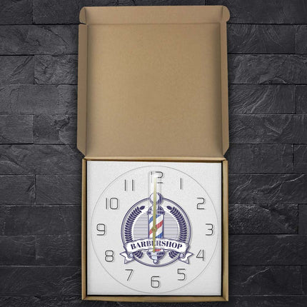 Orologio da parete a LED barbiere