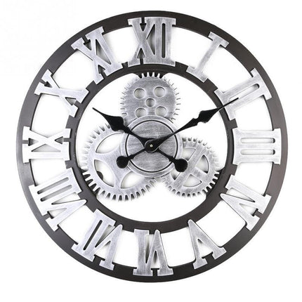 Orologio da parete grande con ingranaggi