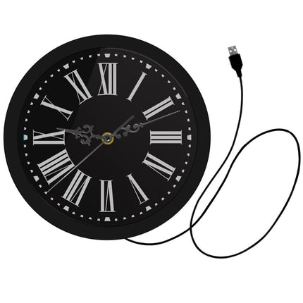 Orologio da parete LED numeri romani