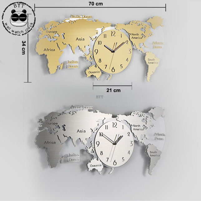 Orologio gigante mappamondo per cucina design