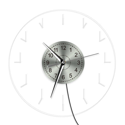 Orologio parete minimalista con retroilluminazione LED