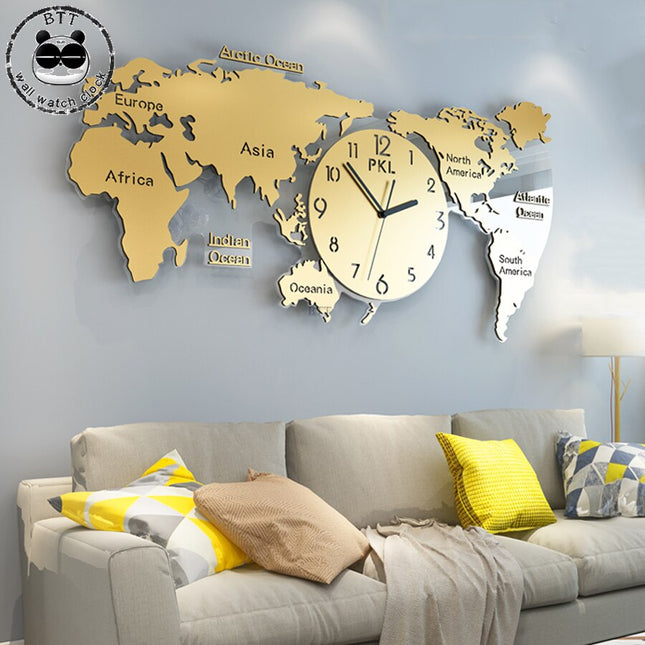 Orologio gigante mappamondo per cucina design