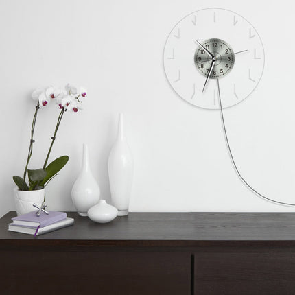 Orologio parete minimalista con retroilluminazione LED
