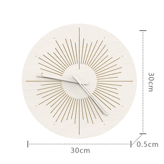Orologio da parete design a raggiera