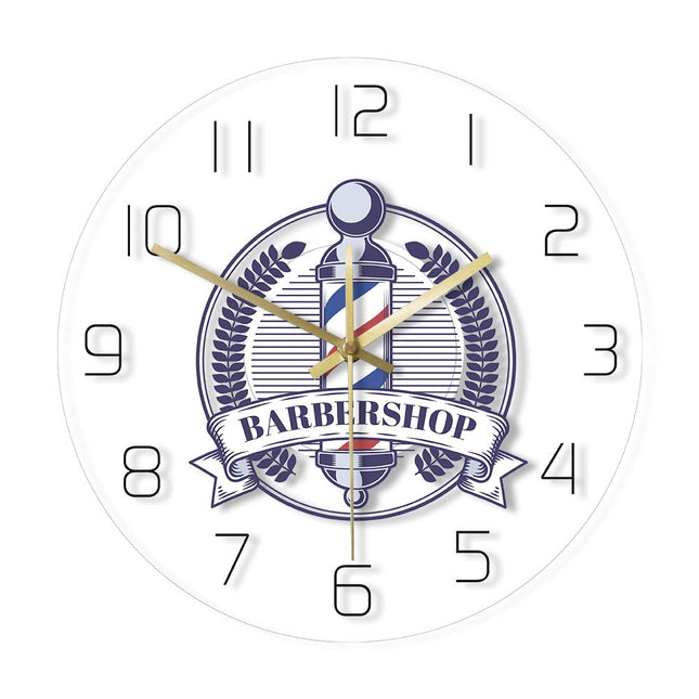 Orologio da parete a LED barbiere