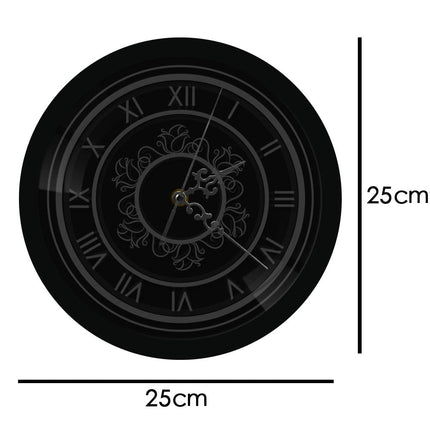 Orologio da parete LED design barocco