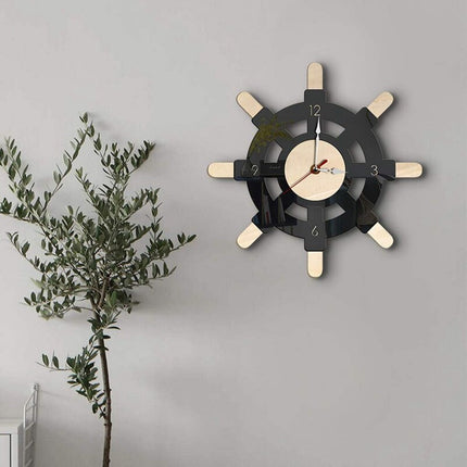 Orologio da parete a forma di timone