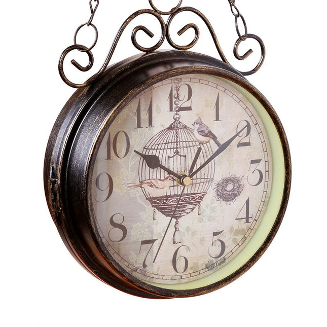 Orologio da stazione bifacciale da parete