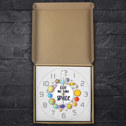 Orologio da parete a LED pianeti