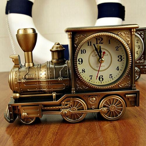 Orologio da tavolo forma locomotiva vintage