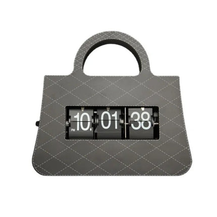 Orologio flip da tavolo forma borsa