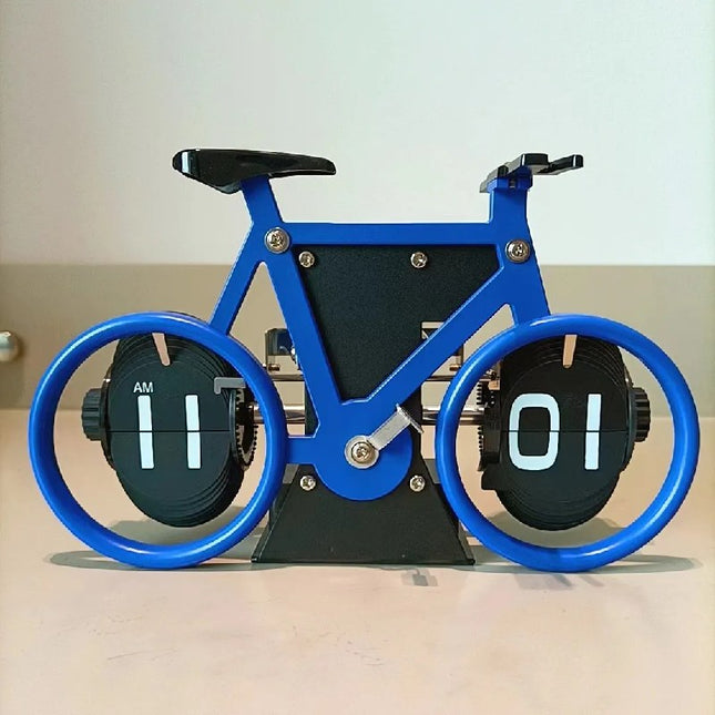 Orologio flip design bicicletta da corsa