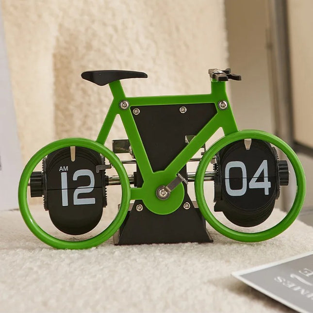 Orologio flip design bicicletta da corsa