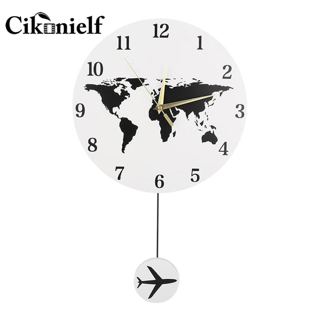 Orologio da parete mappamondo con pendolo
