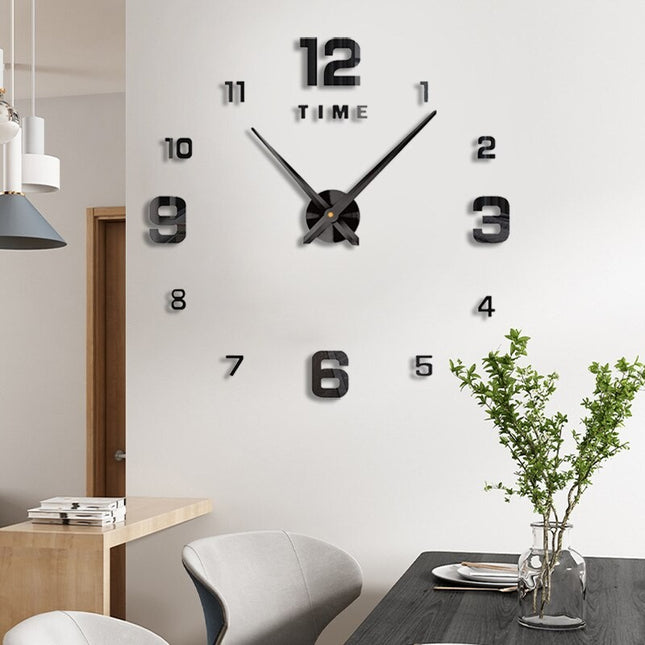 Orologio da parete adesivo grande design