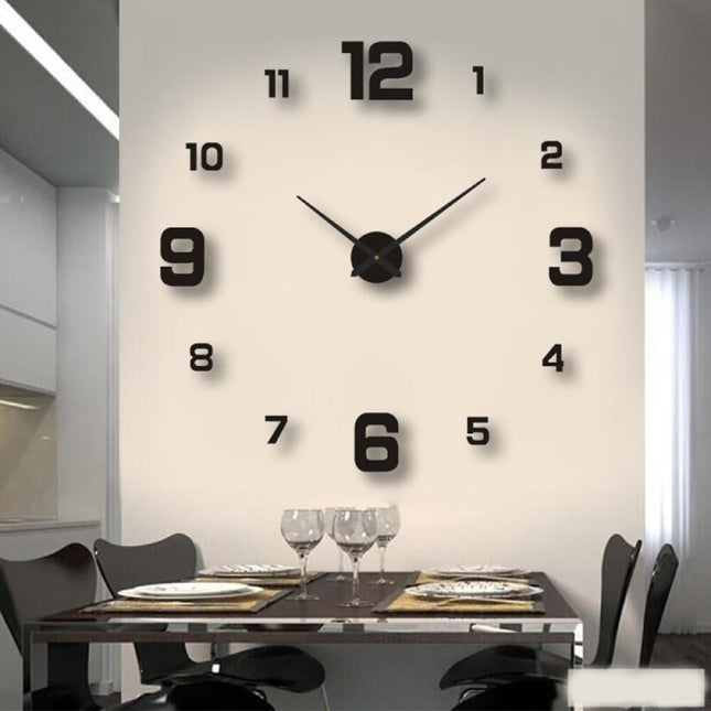 Orologio da parete adesivo grande design