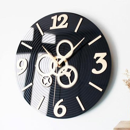 Orologio da parete design ingranaggi steampunk