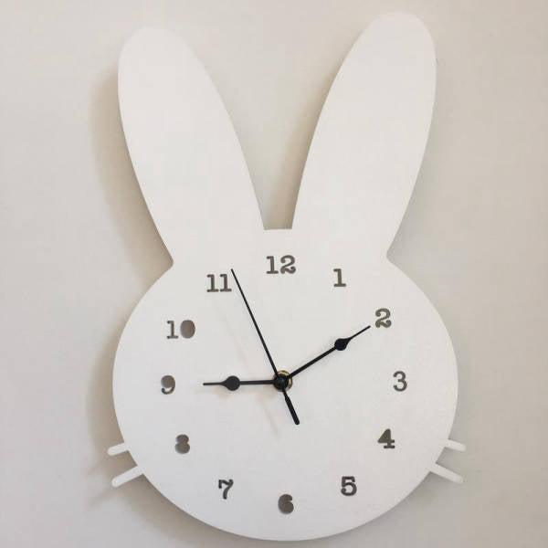 Orologio da parete viso di coniglio