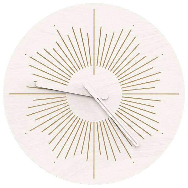 Orologio da parete design a raggiera