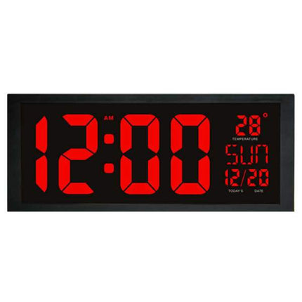 Grande orologio da parete digitale wireless