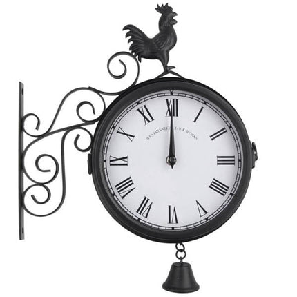 Orologio da stazione country con gallo