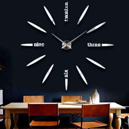 Orologio da parete adesivo design gigante
