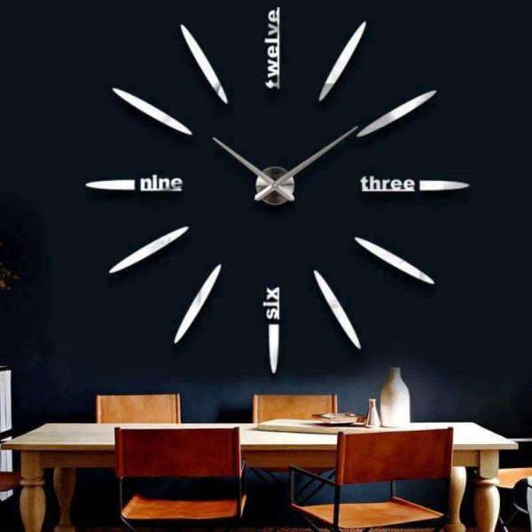 Orologio da parete adesivo design gigante