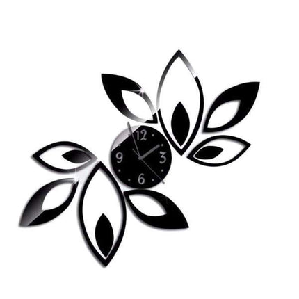 Orologio da parete adesivo design floreale