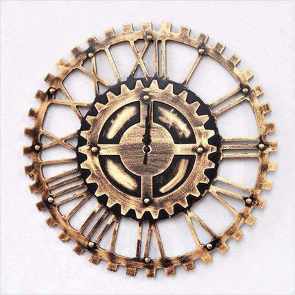 Orologio da parete industriale a ingranaggi