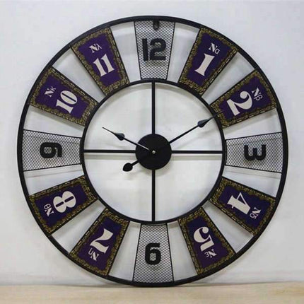 Orologio da parete gigante stile industriale