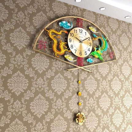 Orologio da Parete Stile Orientale Drago