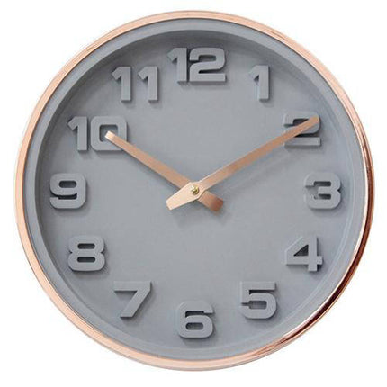 Orologio da parete moderno grigio 3D