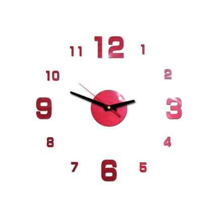 Orologio da Parete Adesivo 3D Moderno