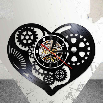 Orologio da parete steampunk disco vinile