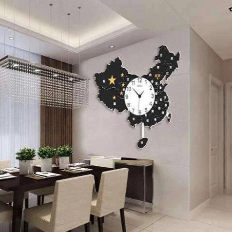 Orologio da Parete Design Mappa Cina