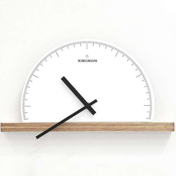 Orologio da Parete Design Originale Semicerchio