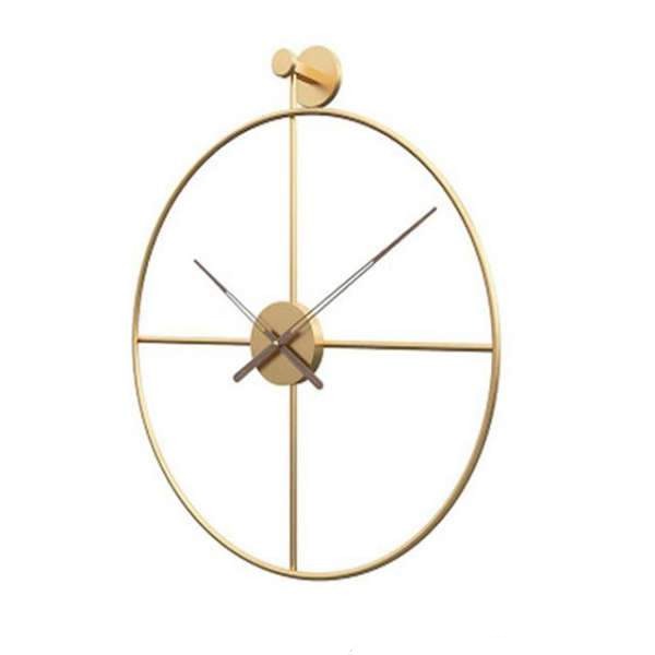 Orologio da parete nordico nero metallo