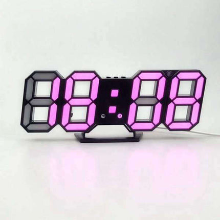 Orologio da parete 3D LED con filo