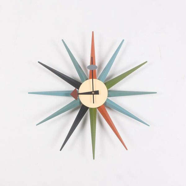 Orologio da Parete Design Modernariato Stella