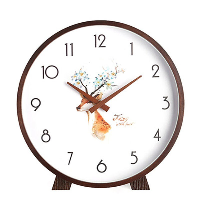 Orologio da tavolo minimalista in legno