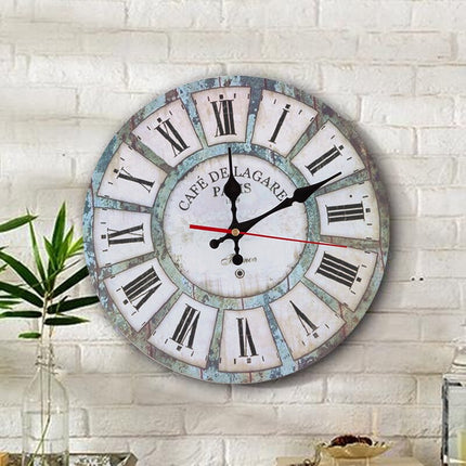 Orologio da parete con gufi colorati