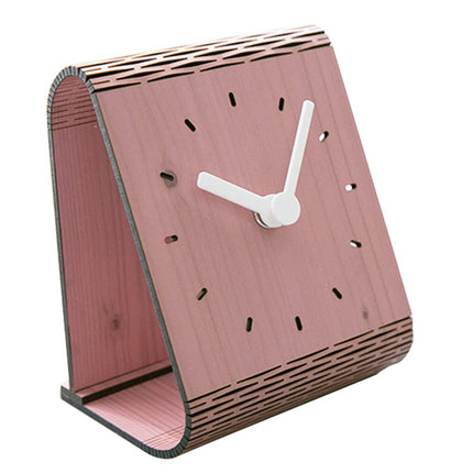 Orologio da tavolo moderno in legno